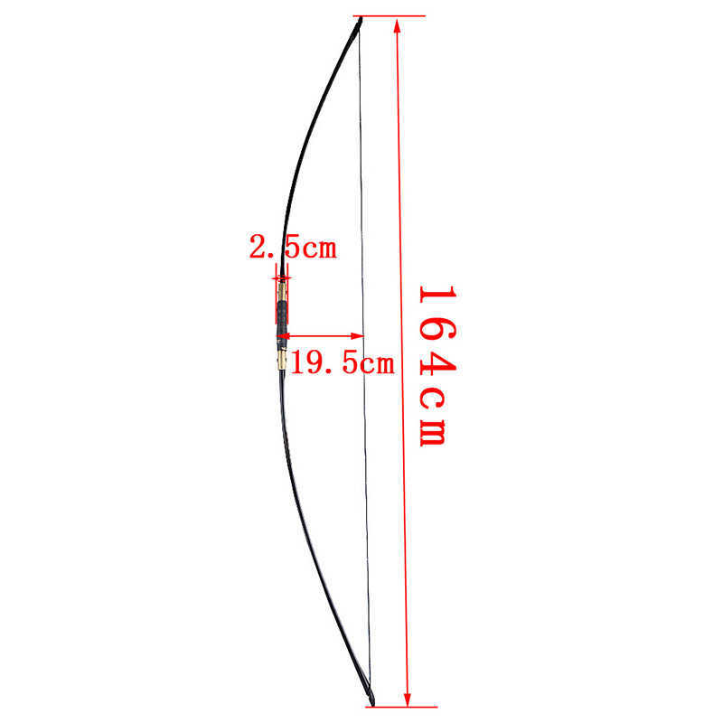 Arc Flèche Tir À L'arc 25-50lbs Tir Droit Arc Classique Longbow Portable Super Pratique Utilisation Longueur 170cm Pour Accessoires De Chasse TirHKD230626