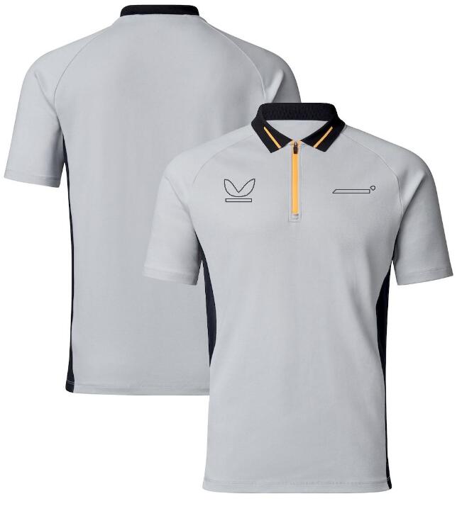 Гоночная рубашка-поло F1, новая летняя рубашка с короткими рукавами в том же стиле, на заказ