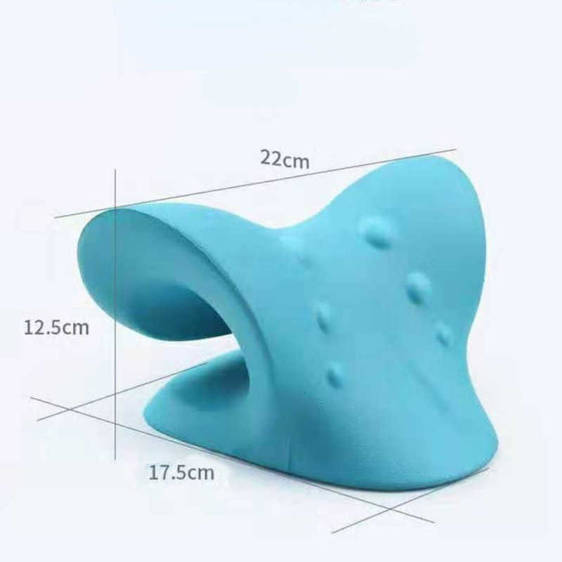 Body Neck Massager Neck Massage Pillow Neck Shoulder Cervical Chiropractic Traction Device Massage Pillow for Pain Relief