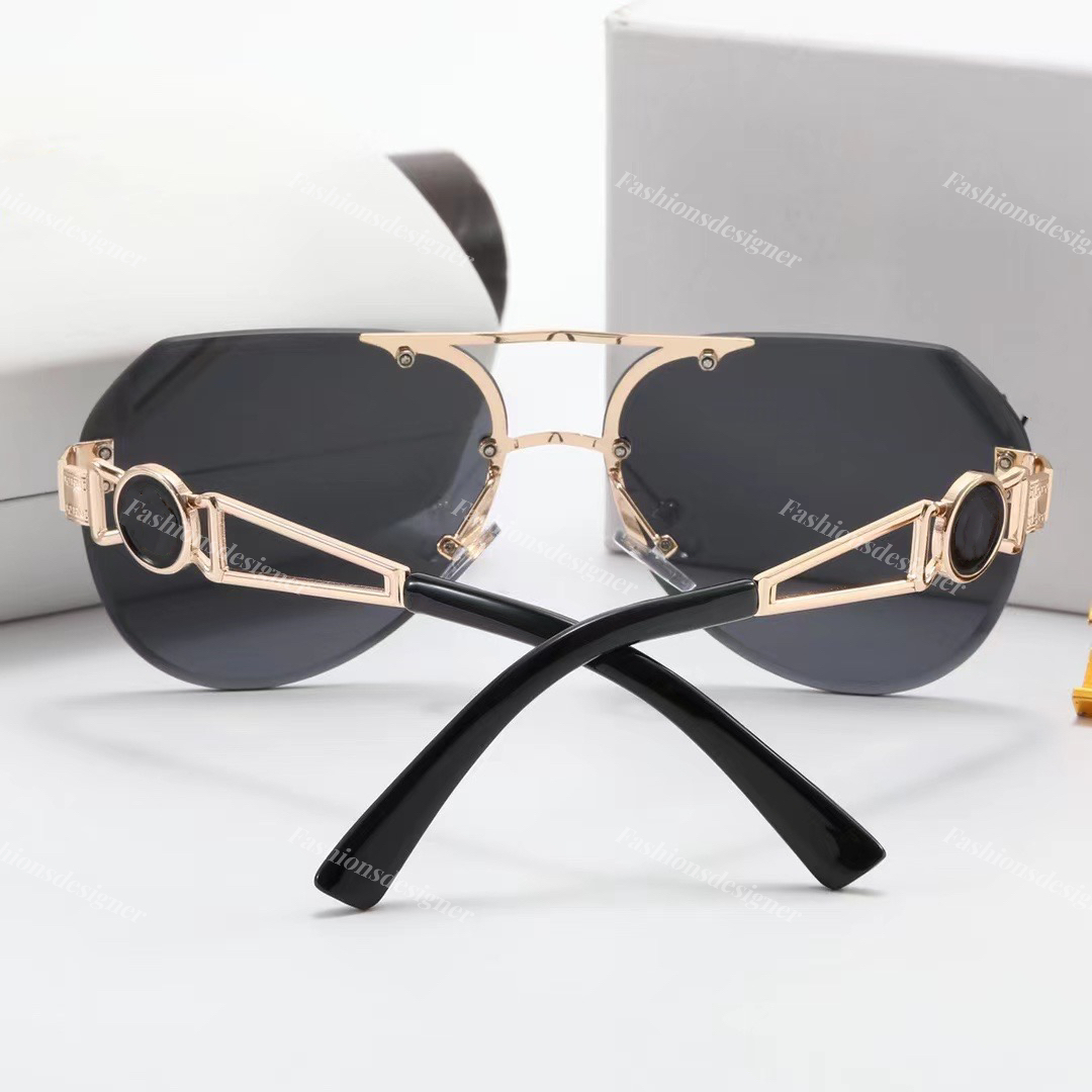 نظارات شمسية مستقطبة للرجال نظارات شمسية للرجال نظارات Versage بإطار معدني بيضاوي نظارات شمسية عصرية برأس باسيليسك نظارات شمسية متعددة الألوان للبيع بالجملة