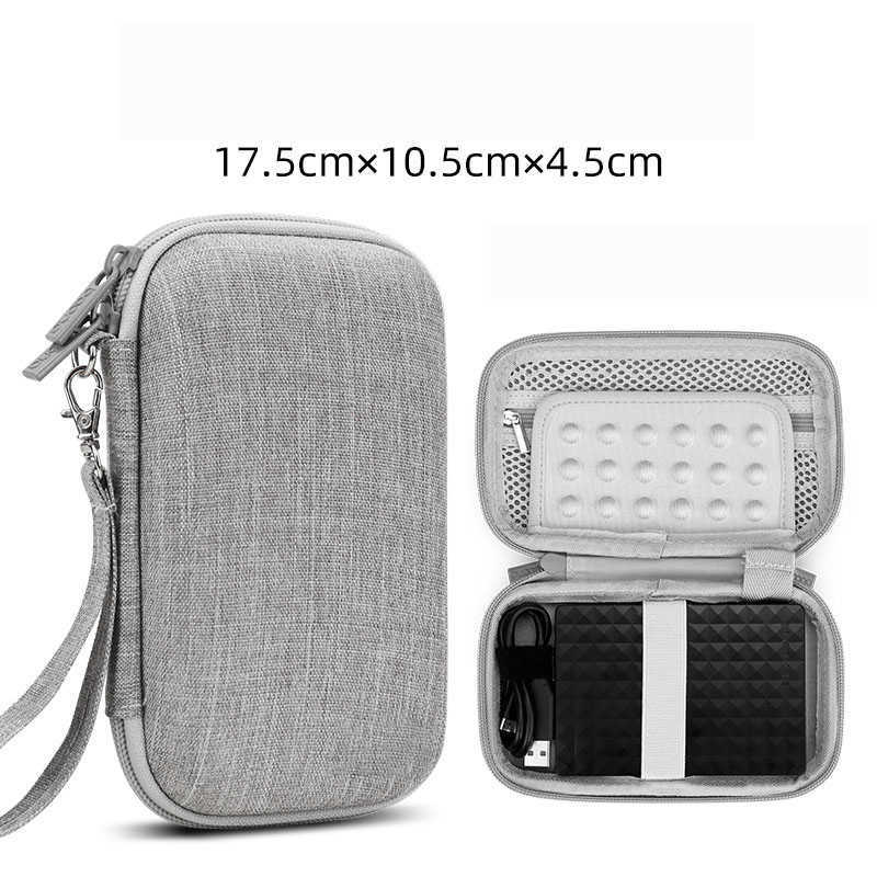 Nouveau Portable câble voyage sacs de rangement pochette électronique numérique USB étui accessoires sac de rangement pour cordon chargeur alimentation disque dur