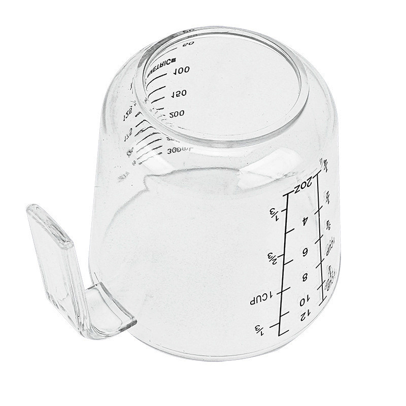 150/300/600/1000ml tasse à mesurer en plastique échelle transparente montrer tasse transparente bec verseur 4 tailles tasse à mesurer appareil de mesure