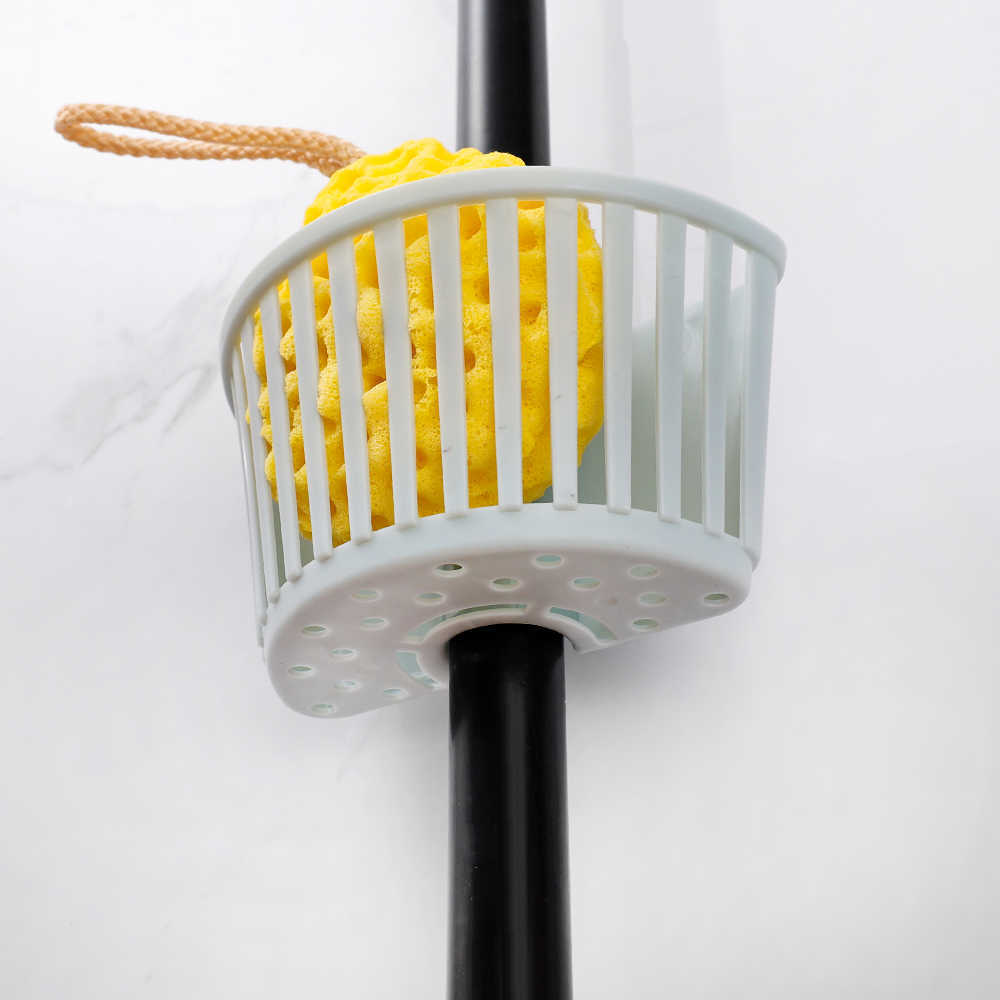 Neue Kunststoff Küche Waschbecken Korb Punch-freies Hängen Abfluss Rack Wasserhahn Halter Küche Pinsel Schwamm Seife Lagerung Halter Entwässerung regal