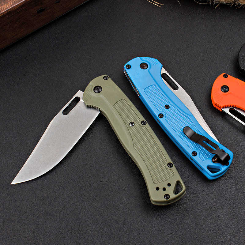 Camping Hunting Knives OEM BM15535 EDC Pocket Folding Knife D2 Blade Glasfiberhandtag Camping Hunting Survival Outdoor Handing Fruit Kitchen Knivhkd230626