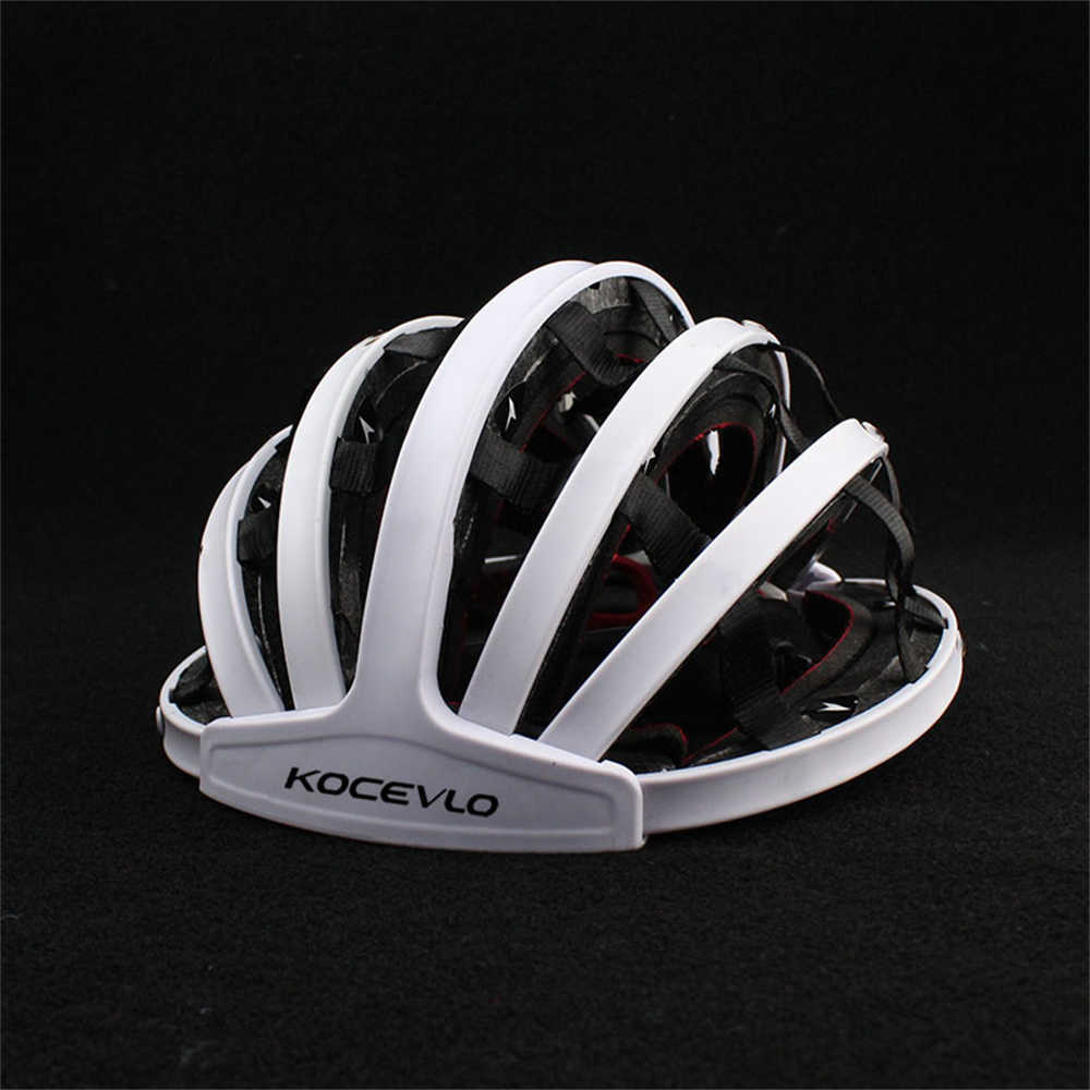 Cycling Helmets KOCEVLO Cycling Helmets Foldab Road Ultralight Helmet for Bike Bicyc Helmet Adjustab Casque Cyclisme HKD230626