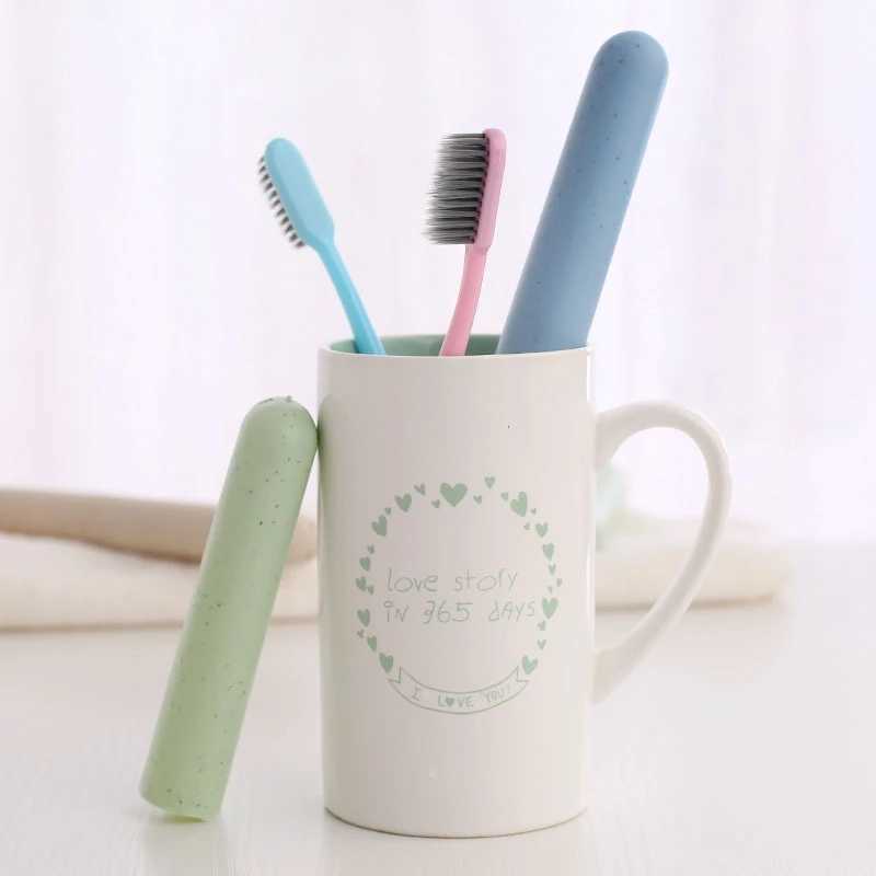 2024 Portable Travel Camping Toothbrush Tube Box Cover Water Filter Anti-Dirty Bathroom Accessories Fashion Packaging Storage Box