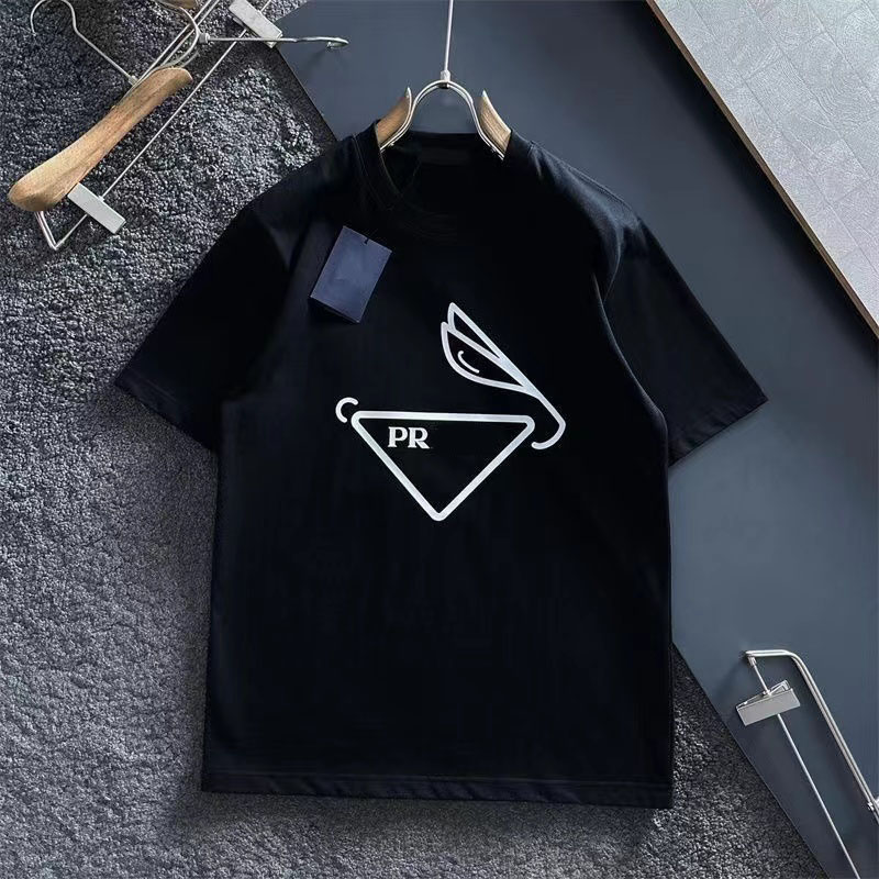 Gallery dept shirt Creative t-Shirt Solid respirável camiseta solta gola redonda manga curta camiseta masculina mais recente