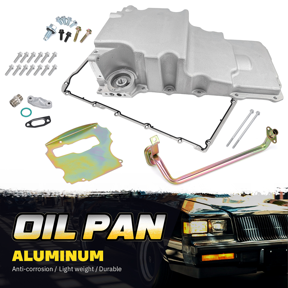 För LS-byte Omvandling Oil Pan eftermontering Kit Lågprofil LS1 LS2 LS3 LS6 4.8 5.3 6.0 6.2 För Camaro Nova F-Body PQY-KIT10