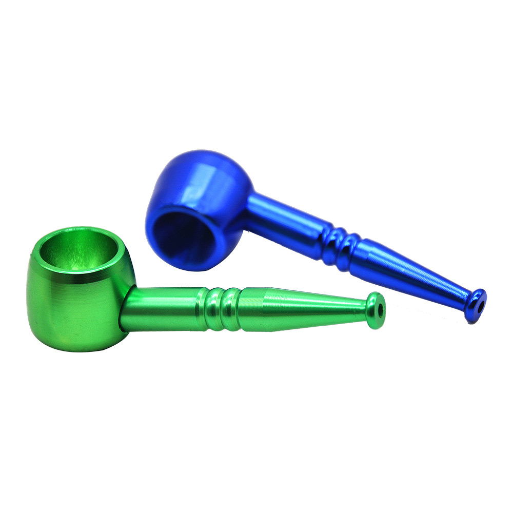 Honeypuff Creative Marteau Conception En Alliage D'aluminium Pipe À Tabac 96 MM Bol En Métal Pipe Accessoires Taille De Poche