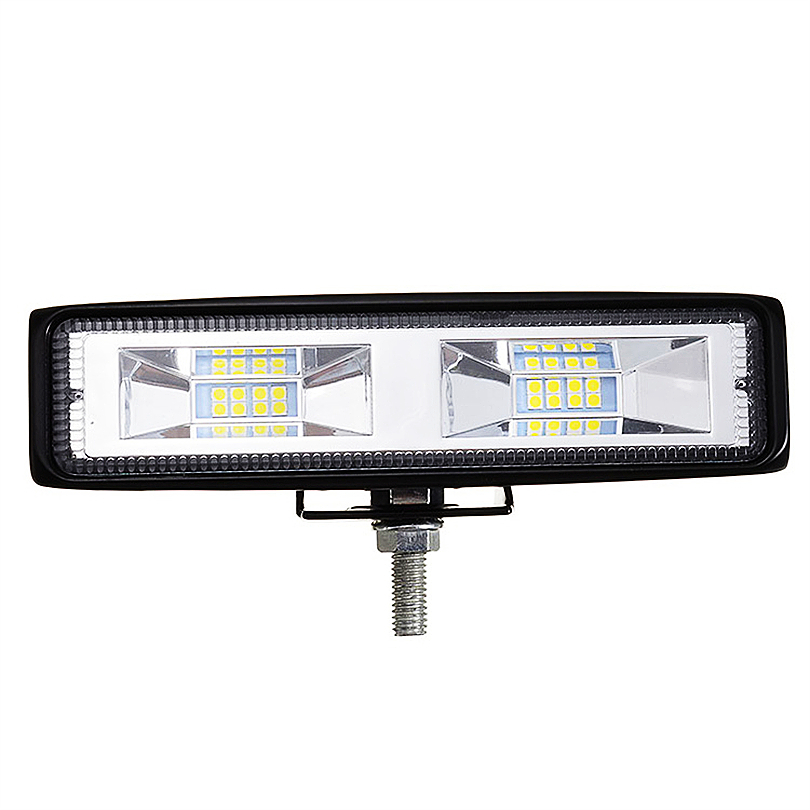 Reflektory LED Praca LED Light Wodoodporna 12-24 V dla auto motocyklowego ciężarówki ciężarówki ciągnik przyczepy 48W światło powodziowe 16LED 15 cm chłodny biały jasny pasek