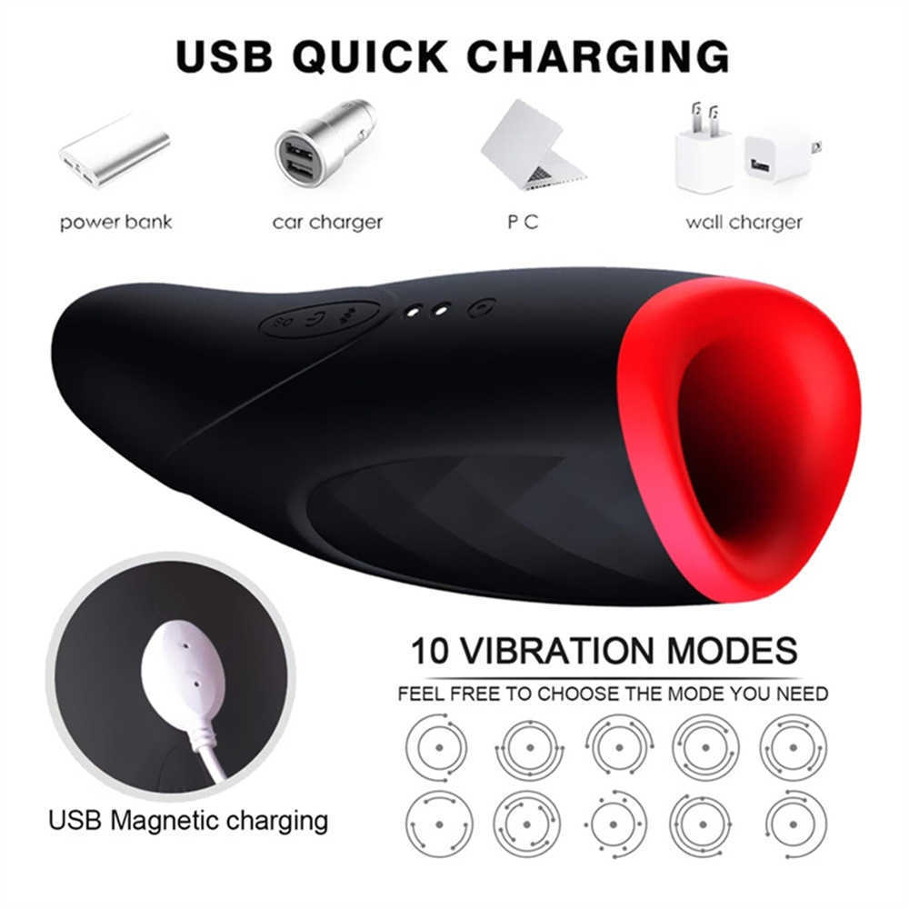 Red Flame New Aircraft Cup Suction Electric Vibration Massager Produits pour hommes 75% de réduction sur les ventes en ligne