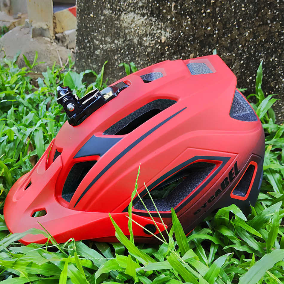 Cycling Helmets CYCABEL MTB Road Bike Helmet casco de ciclismo.casco D Lights gopro Camera Holder Bicyc Helmet EPS+PC Bicyc Caps for Men HKD230626