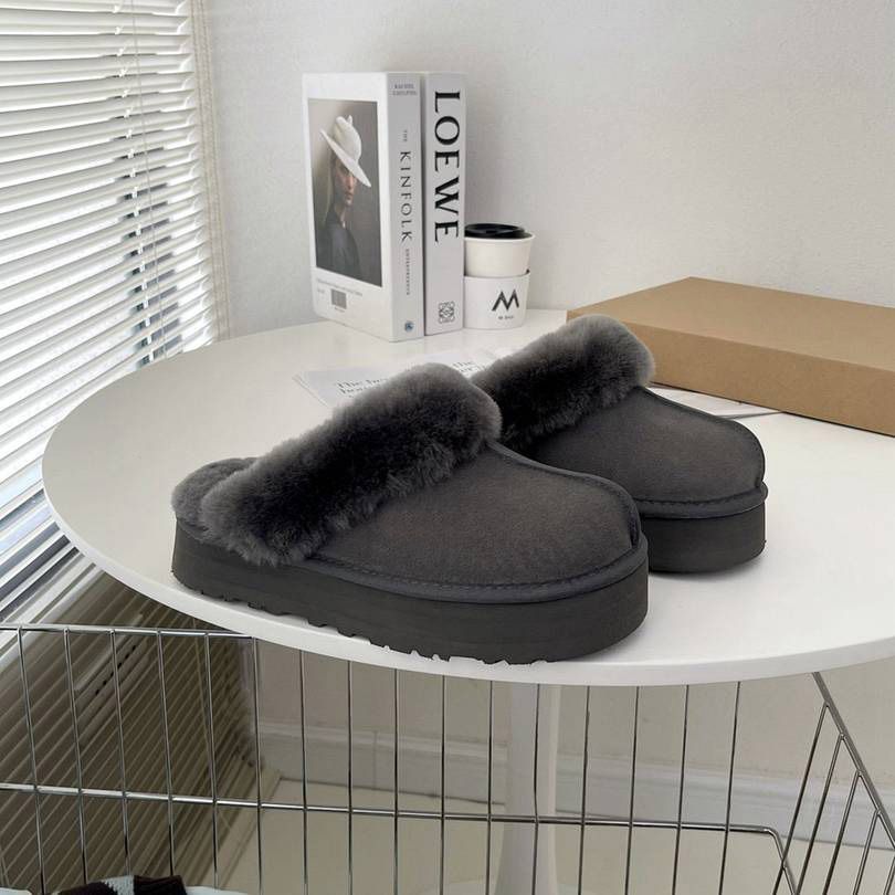 slipper designer shoes ladies slippers winter cotton slippers warm flat shoes furry slippers snow boots with box