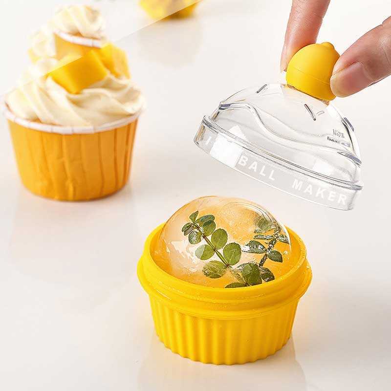 Nouveau moule à glaçons rond en Silicone de qualité alimentaire moule à boules de glace bricolage outils de barre Gadgets de cuisine moule à boules de glace pour boisson à Cocktail