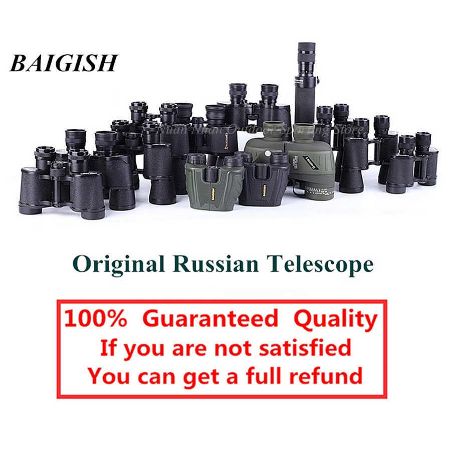 Telescopio Binoculares TODO Metal HD Binoculares Binocular militar Lll Visión nocturna Tescope Wide-Ang Pocket Min Zoom ruso Monocular Baigish 20X50 HKD230627