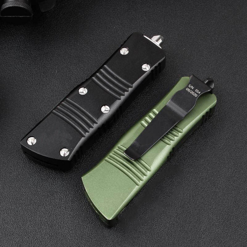 Neues Mini Combat Dragon UT121 UT85 UT88 Automatisches Taschenmesser Exocet Tanto D2 Selbstverteidigung Jagd Italien Stil Survival Rescue Auto Klappmesser 3400 9000