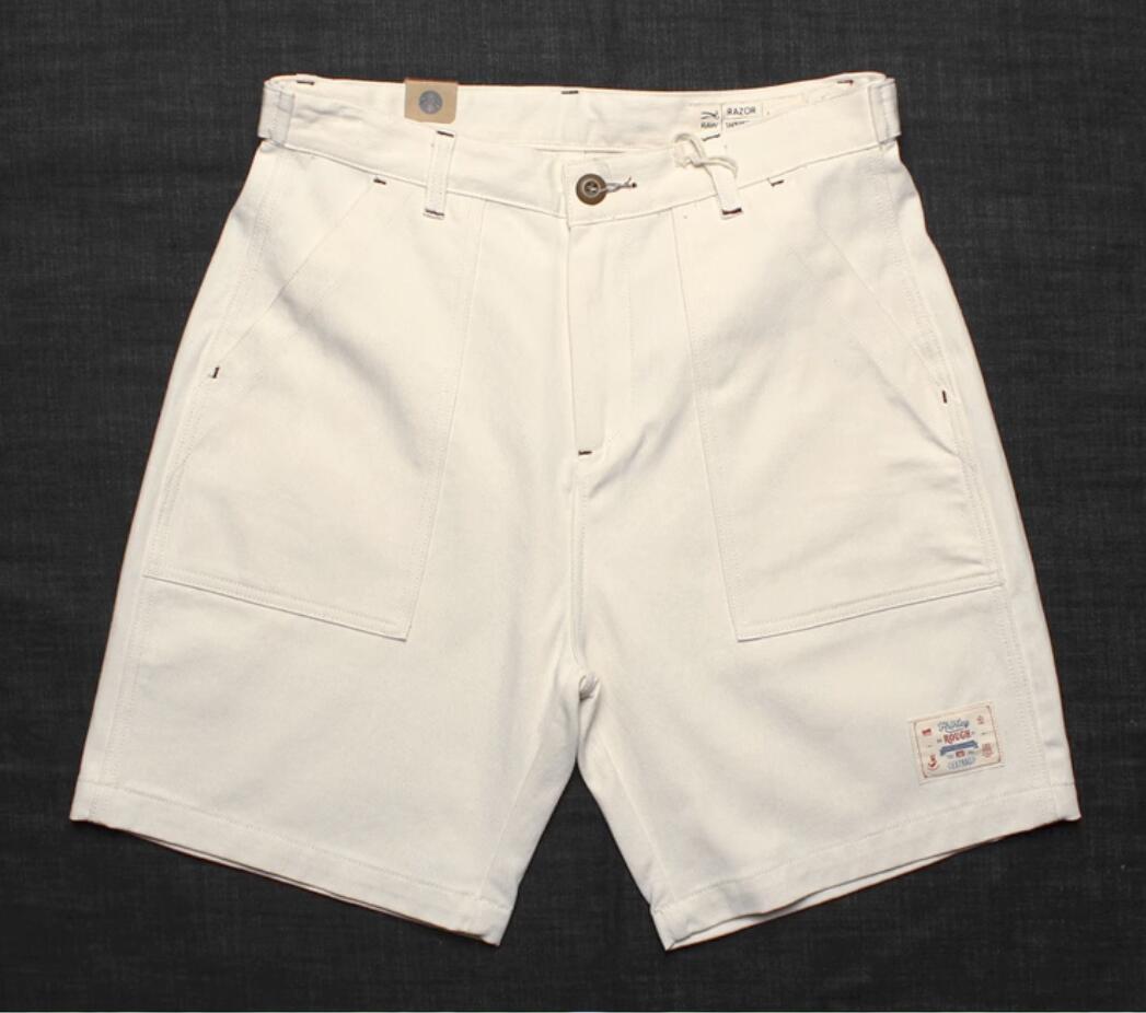 Klasyczny styl O-107 Solidna tekstura American Khaki Twill Work Shorts and Shorts