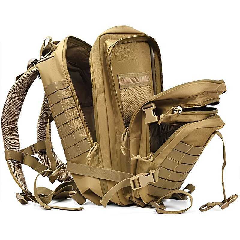 Multi-function Bags Military Tactical Backpack 3 Day Assault Pack Army Molle Bag 35L Large Outdoor Waterproof Hiking Camping Travel 600D RucksackHKD230627