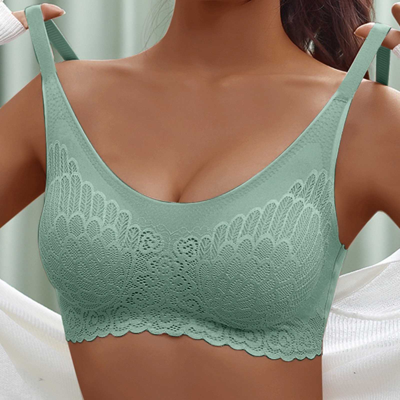 Plus 4XL Latex Bra Seamless Bras For Women Underwear BH Push Up Bralette With Pad Vest Top Bra L230619