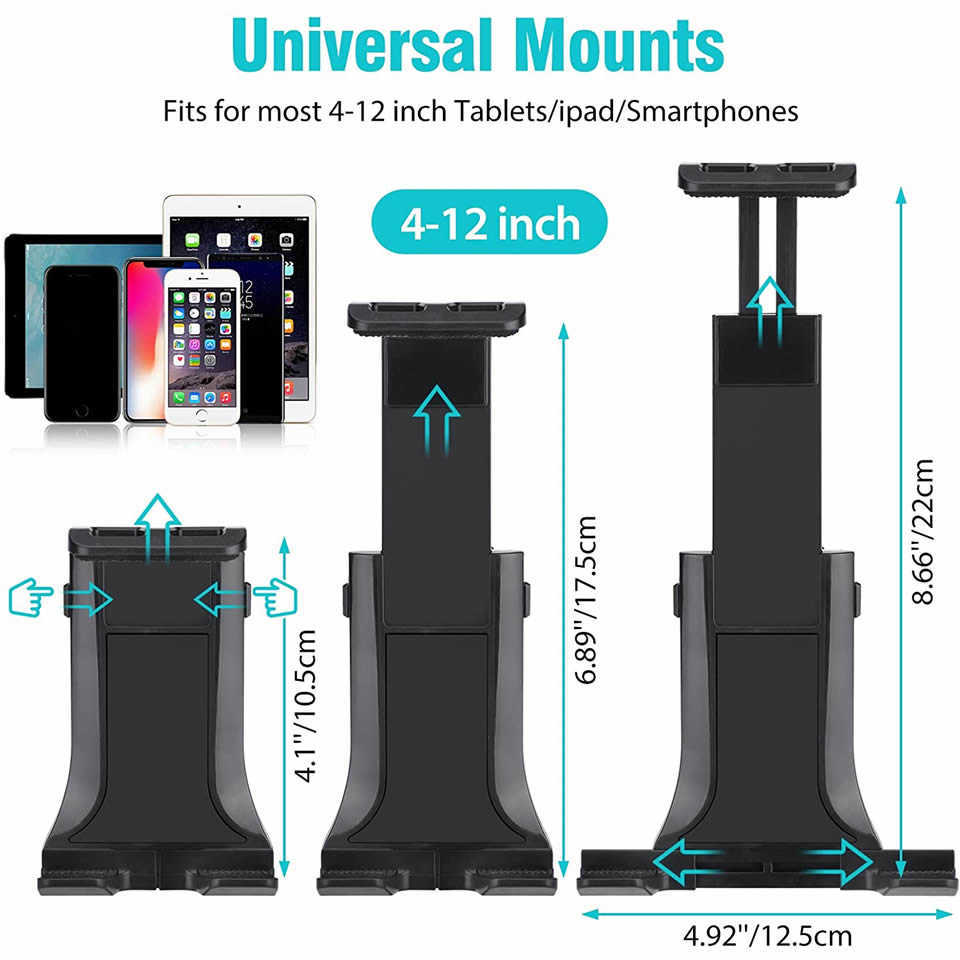 Universal 4-12 zoll Tablet Halter Auto CD Slot Air Vent Tablet Halterung Handy Halterung Ständer für iPad pro iPhone Xiaomi Huawei