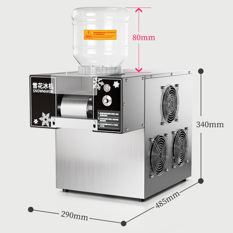 Mini type Korea Bingsu Machine Commercial Snowflake Ice Machine Snowflake Crusher Snow Ice Maker Ice Shaver Machine