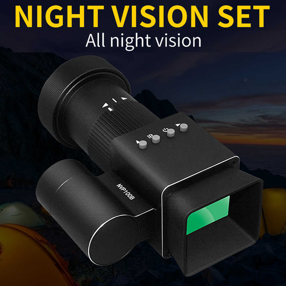 Telescópio Binóculos 1080P Portab Night-Visions Device Day Night Use 350m Photo Video Recording Infrared Digital Vedio Hunting Camera Tescope New HKD230627