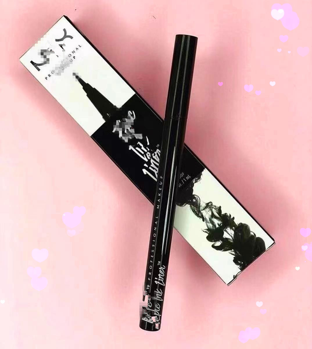 قلم تحديد العيون من NYXs Epic Ink Liner nyxs قلم تحديد عيون أسود يدوم طويلاً سائل مكياج برأس أسود سائل لتحديد العيون مقاوم للماء يدوم طويلاً 1 مل