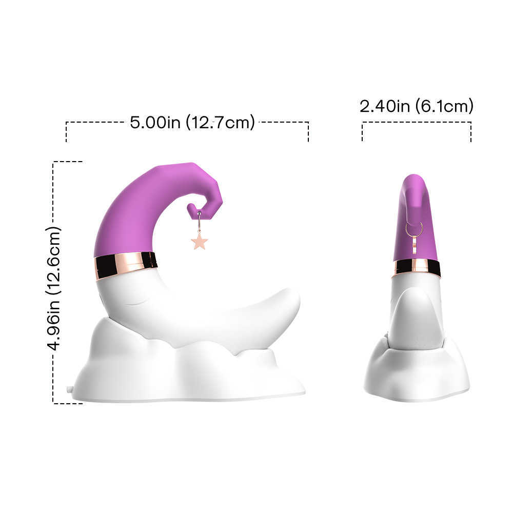 Vibradores Poderoso Cute Moon Vibrator Feminino Ponto G Clitóris Sugador Mamilo Sugador Estimulador de Vácuo Artigos para Adultos Dildo Brinquedo Sexual para Mulheres 230626