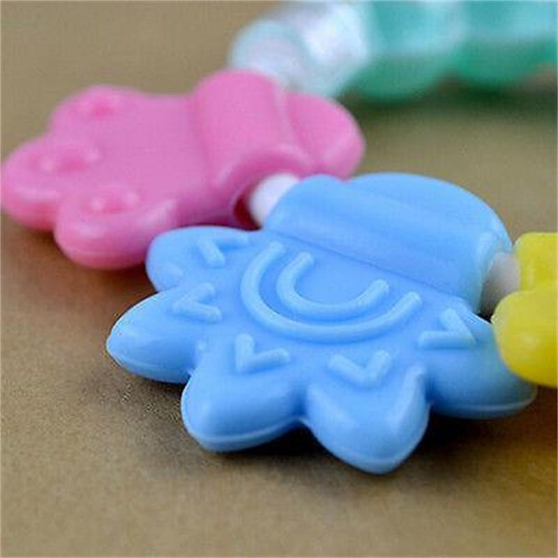 New Baby Infant Silicone Teething Circle Ring Baby Rattles Biting Toy Kids Cute Toy Baby Teether 
