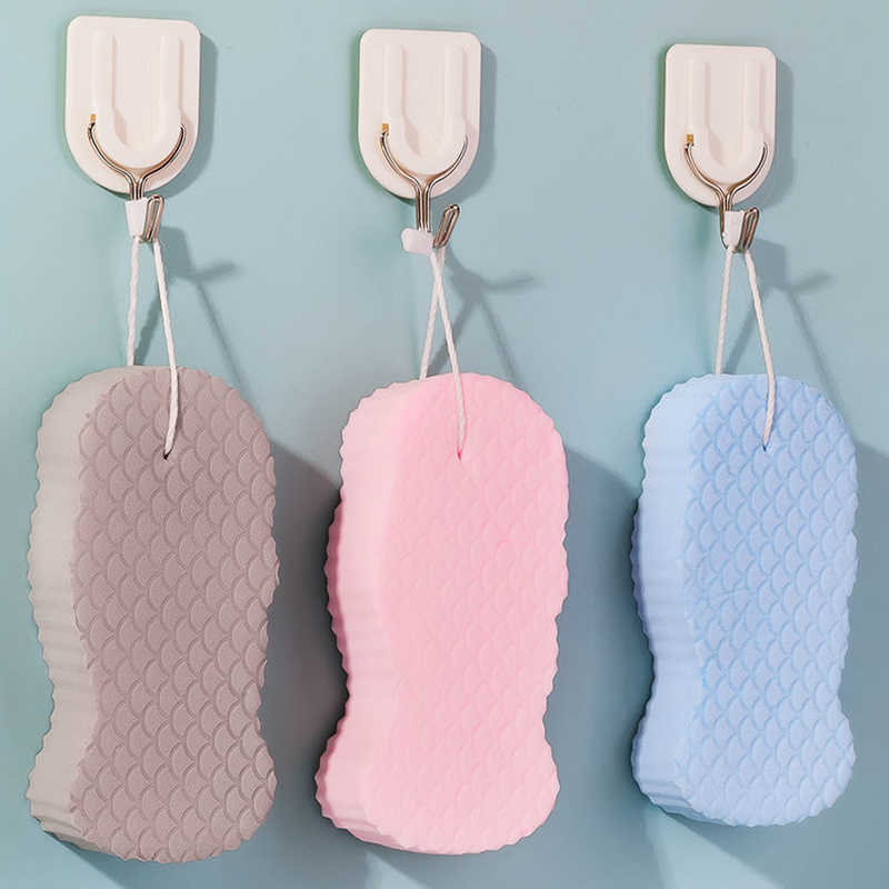 New Exfoliante Soft Sponge Magic Children Bath Sponge Body Scrubber Spazzola doccia Detergente la pelle del corpo Rimozione della pelle morta Strumenti il bagno