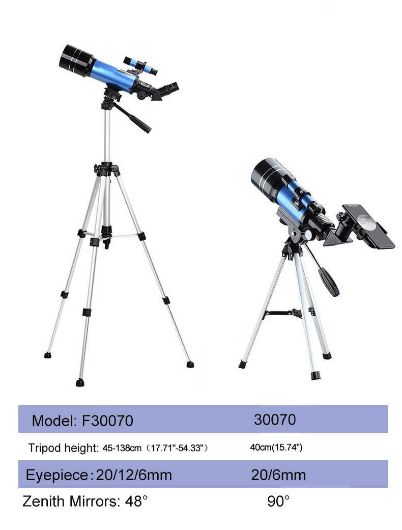望遠鏡双眼鏡150 x強力な天文学的なテスコープズームHD高出力ポータブ三脚深度深度スペーススタービュームーンユニバースHKD230627