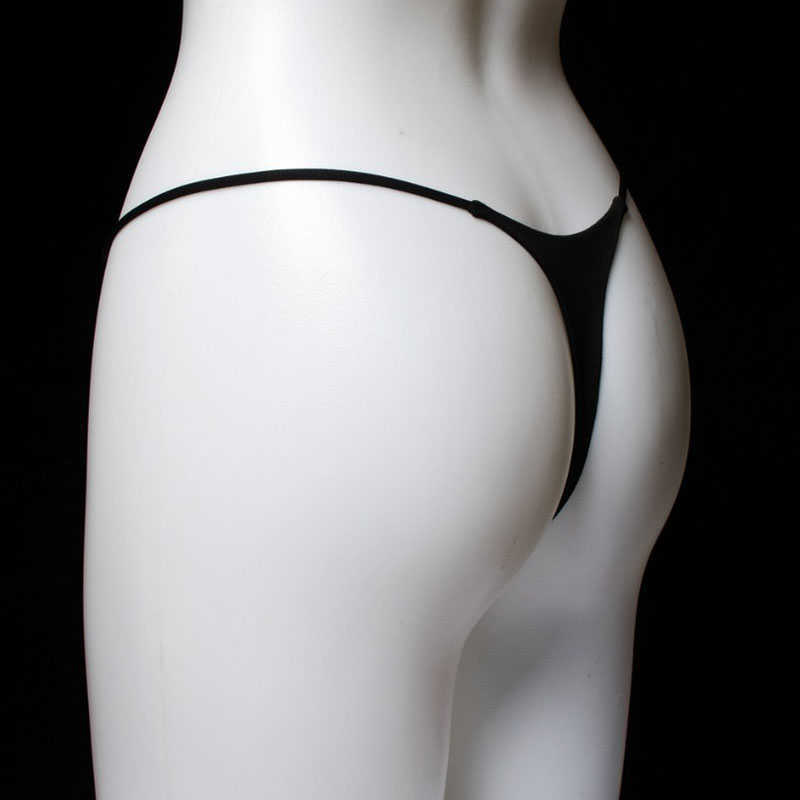 Outras Calcinhas Sem Costura Sexy Cueca Cintura Baixa Fio dental Moda Feminina Cor Pura Tanga Respirável Fina Confortável Calcinha Preto Branco Vermelho