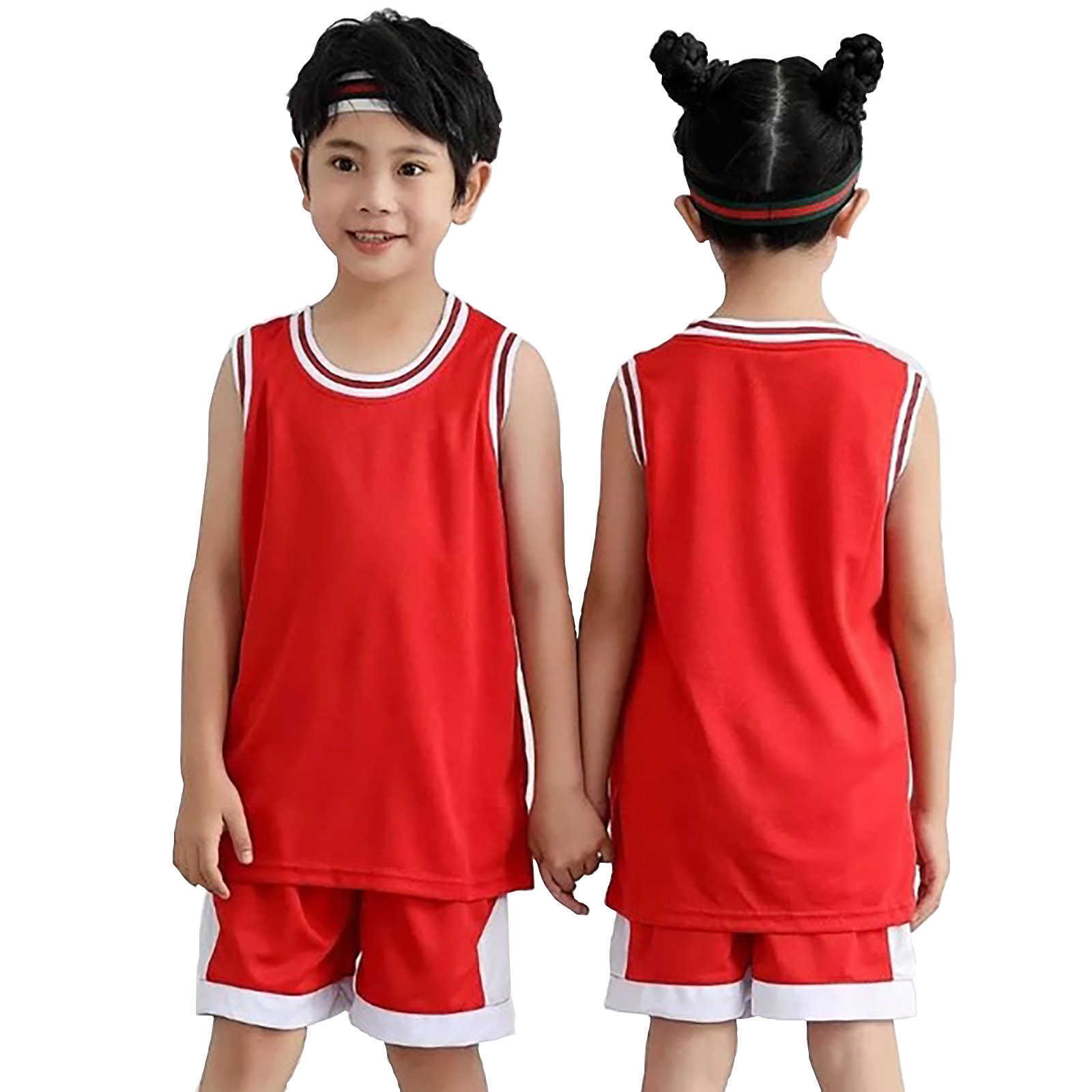 T-shirts Student Voetbal Uniform Trainingspak Kind Sport Jerseys Kids Jongens Meisje Team Basketbal Jersey Pak Voetbal Kleding Uniform 2 Stuks x0628