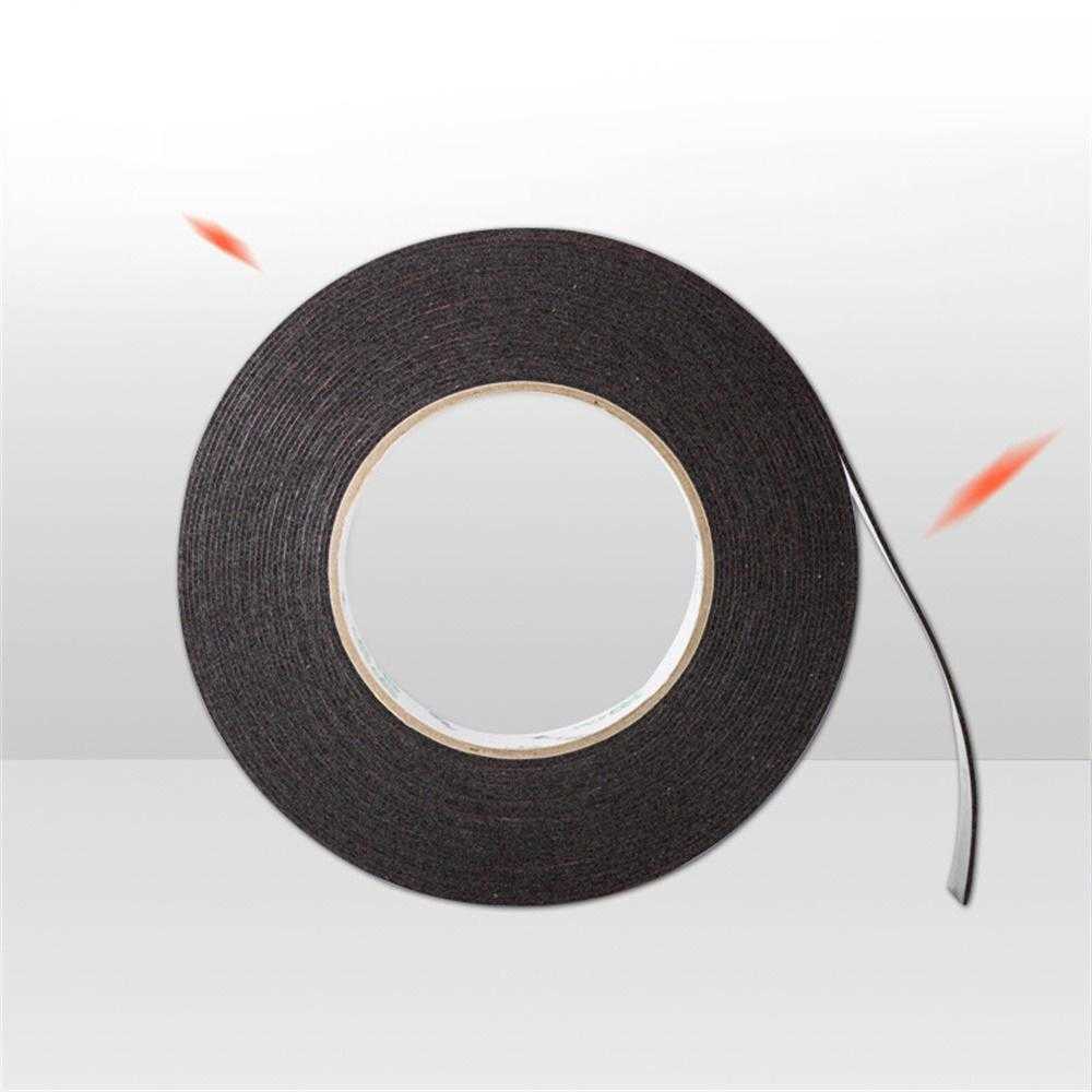 New 10M Black Foam Tape Strong Bond Double Tape 1/Waterproof Double-sided Adhesive Wide For Mounting Fixing Pad Sticky 10-30mm