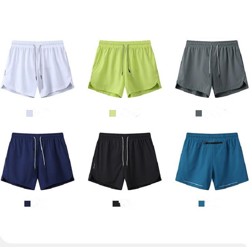 Shorts yoga outfit Men Shorts Summer Gym Fitness Bodybuilding Running Male Short Pant Knee Length Breathable Mesh Sportswear Designers Beach Pants