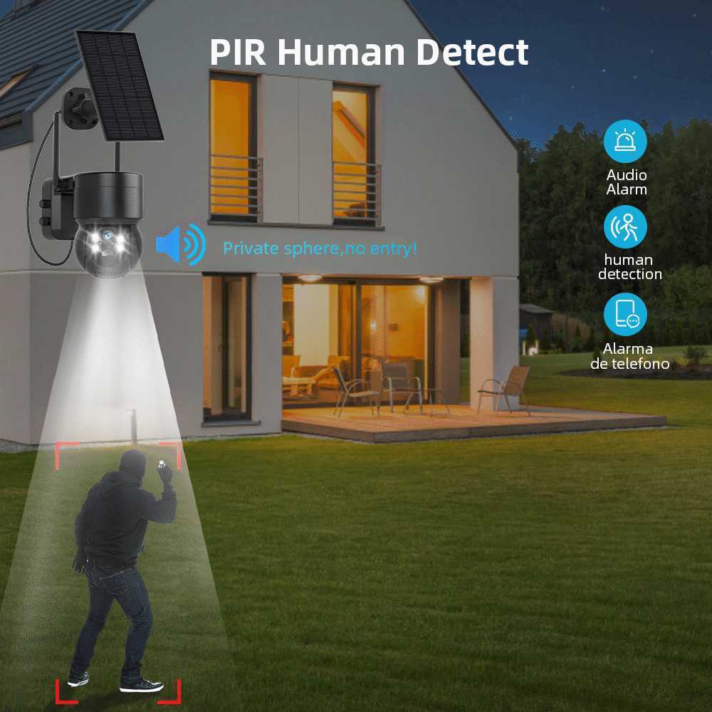 Xmicsee Solar Camera 2,4 ГГц Wifi Наружная IP-камера видеонаблюдения Внешняя PTZ Беспроводная камера Солнечная энергия Встроенный аккумулятор iCsee L230619