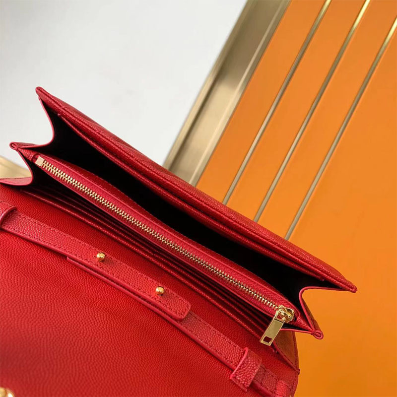Messenger Bag designer łańcucha torby złotą kobiety mody oryginalną skórzaną torbę klapkę pokrywę Messenger Crossbody torebka torebki kawiorowe luksusowy portfel czarny mm