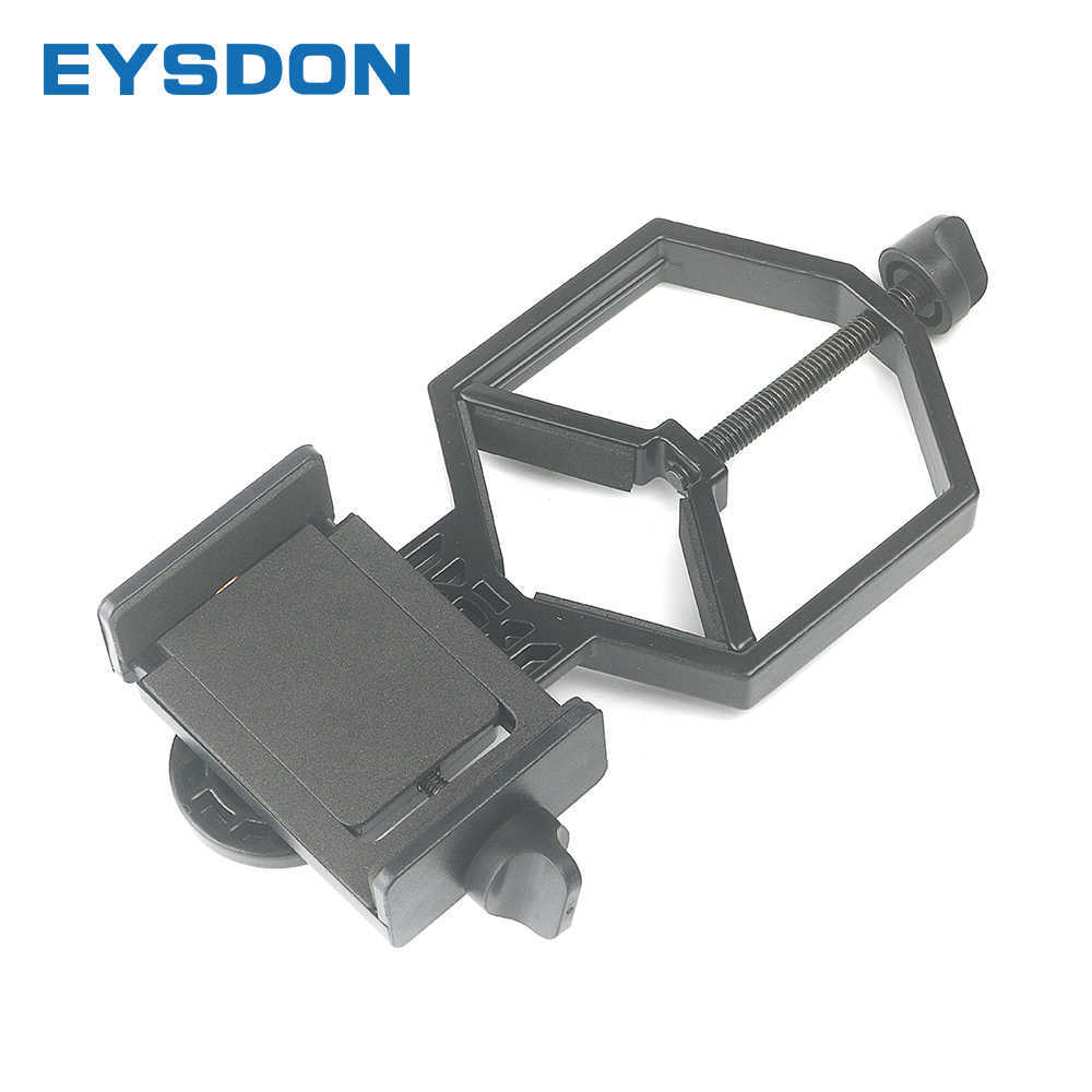 Jumelles de télescope EYSDON Support universel d'adaptateur de téléphone intelligent de téscope en métal pour la longue-vue monoculaire binoculaire Tescopi Large support de gamme HKD230627