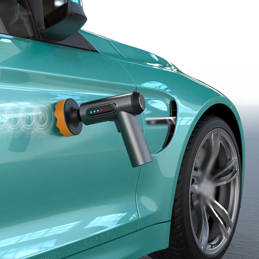 Polijsters 80W bilpolermaskin trådlös elektrisk bilfärg vaxmaskin glas repor reparation polering slipverktyg USB uppladdningsbar