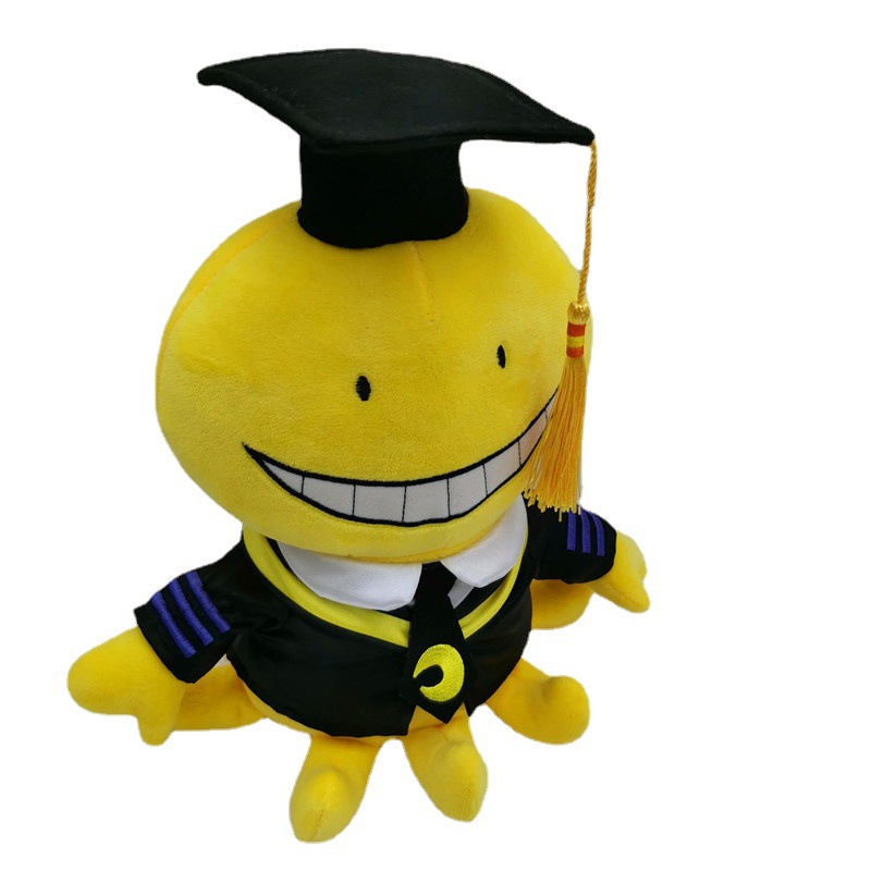 Factory wholesale 30cm assassination classroom octopus plush toy cartoon surrounding doll children's favorite gift