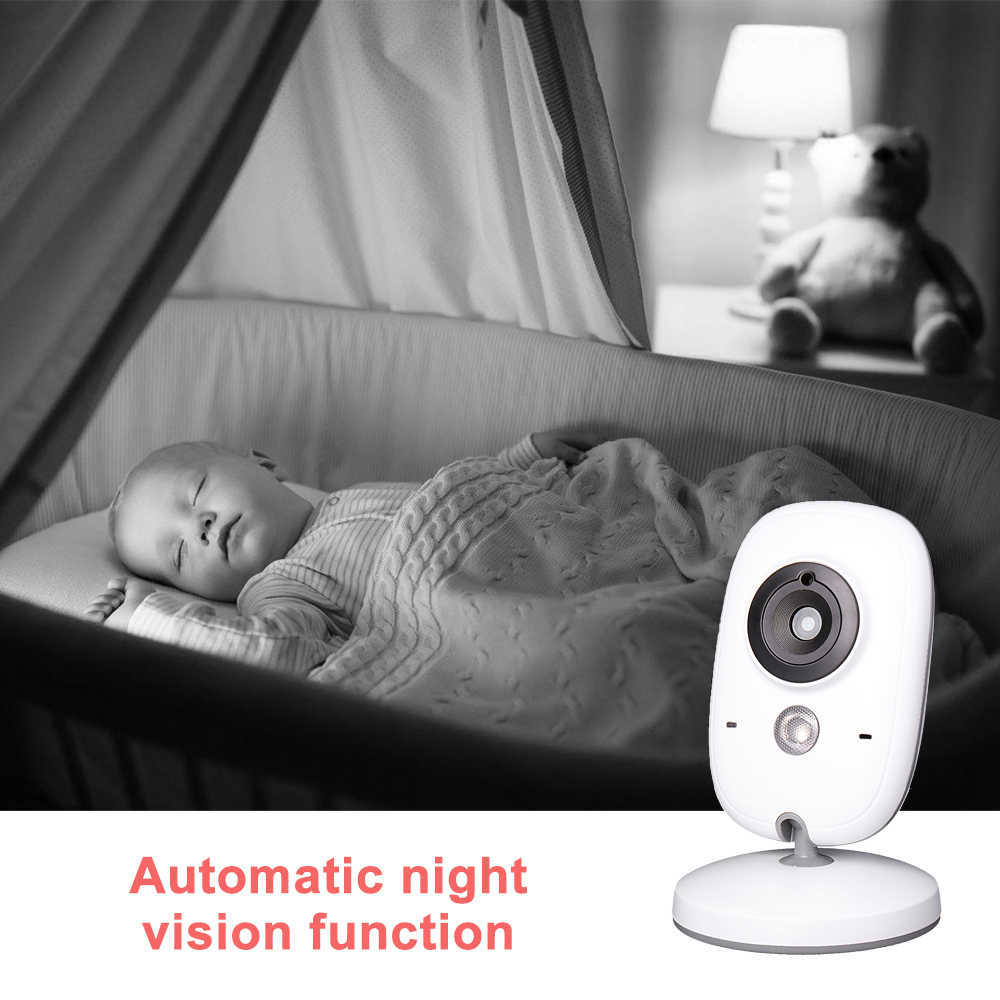 Pegatah 3,2 cala Wi -Fi Monitor Bezprzewodowy Bluetooth 2 Way Audio Talk Nocna Niania Monitorowanie temperatury Baby Monitorowanie L230619