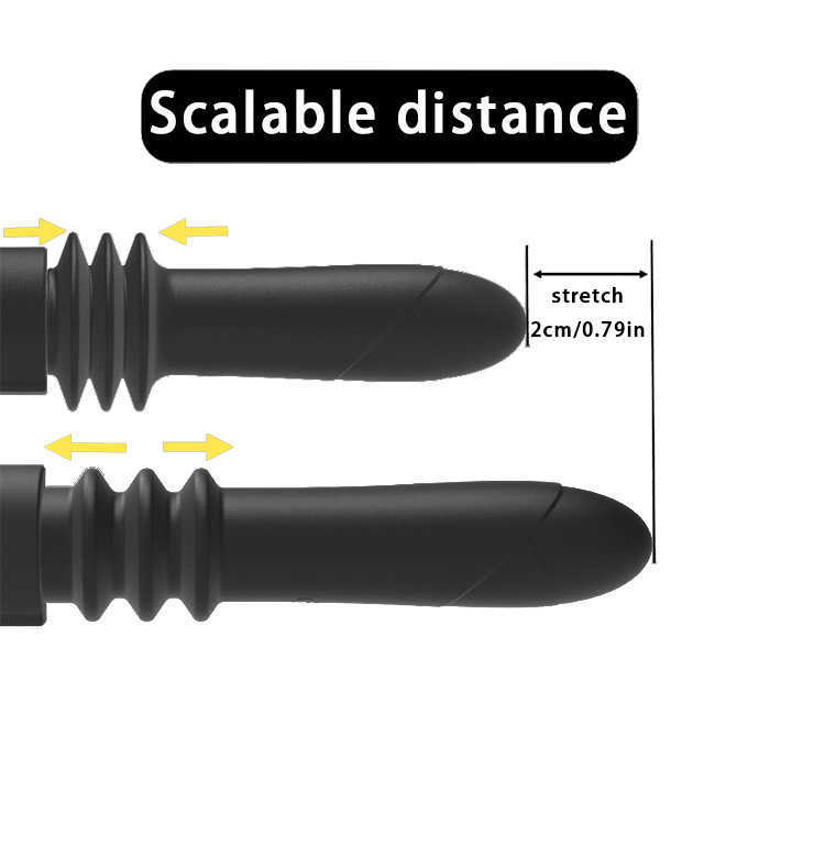 Vrouwelijke gesimuleerde automatische telescopische machine massage vibrator seksspeeltje voor volwassenen 75% korting op online verkoop