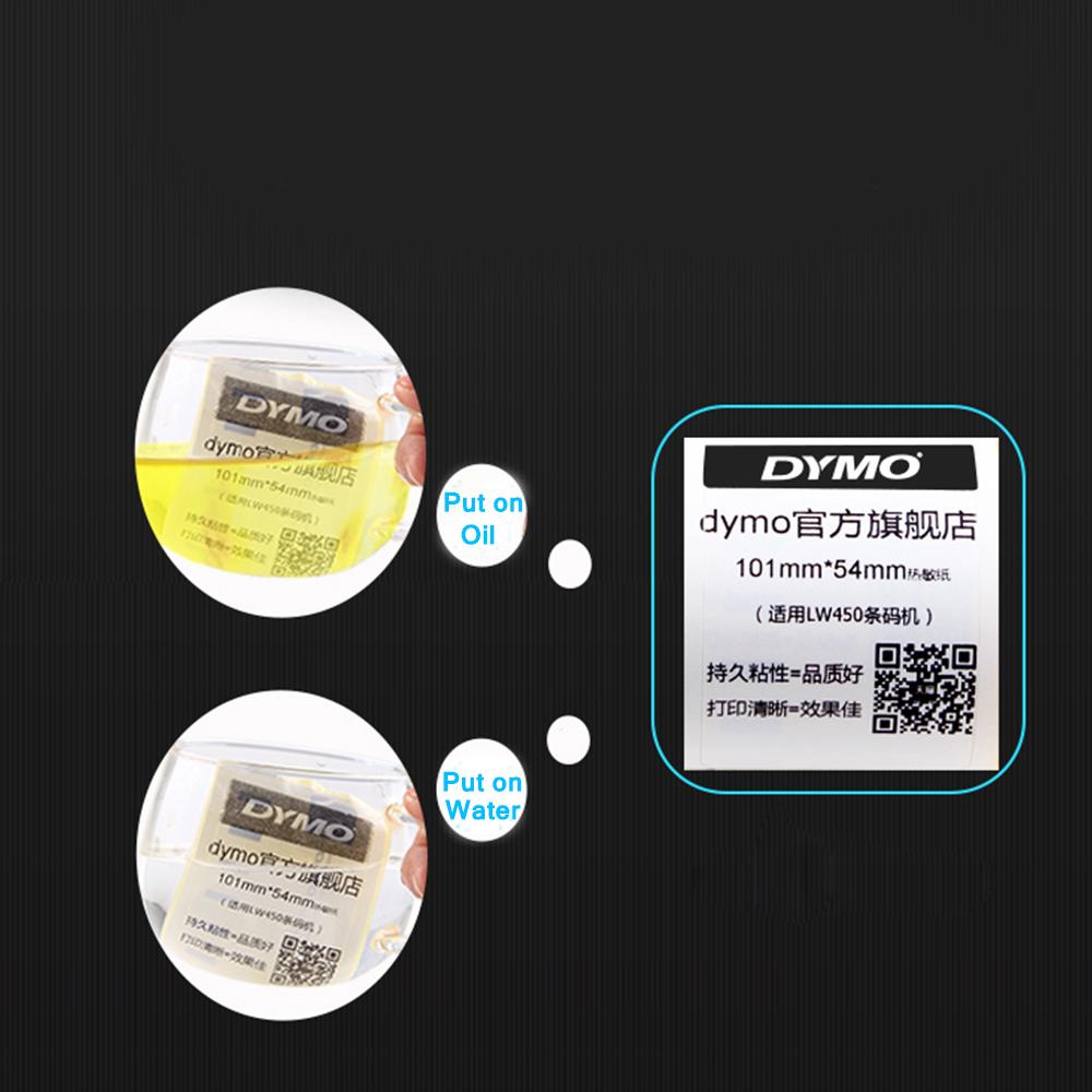 Levert 2Rolls Originals Dymo Barcode Printer Label Papier 99010 89*28mm Thermisch labelpapier voor Dymo LW550 LW550 LW450 Label Maker