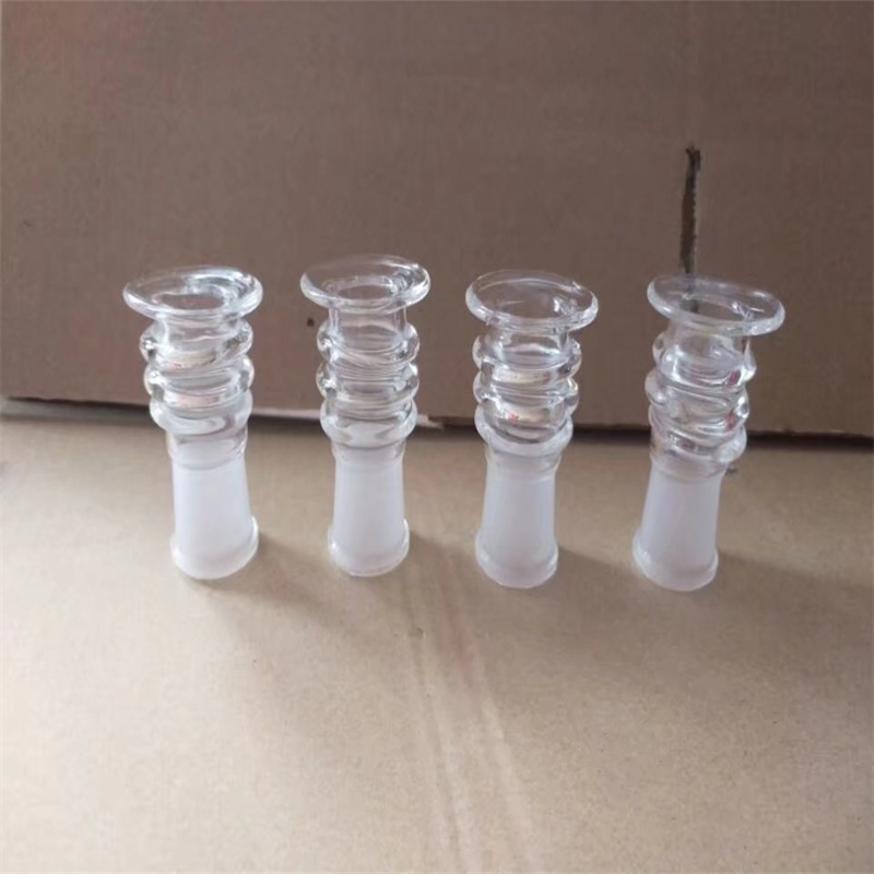 Fabbricazione di pipe in vetro Bong narghilè soffiato a mano Adattatore ruote multiple