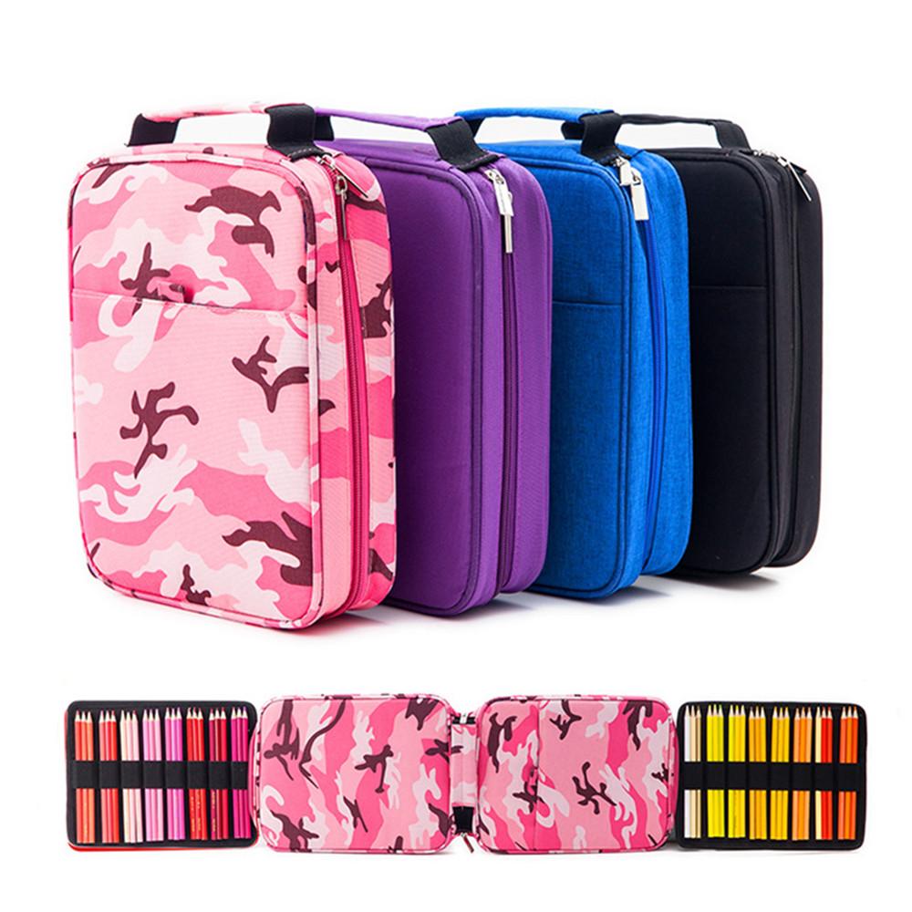 Bolsas 150 slots capa lápis para meninos meninos de volta à escola case de lápis de grande capacidade para caneta caixa de papelaria grande pau de bolsa de gato kawaii