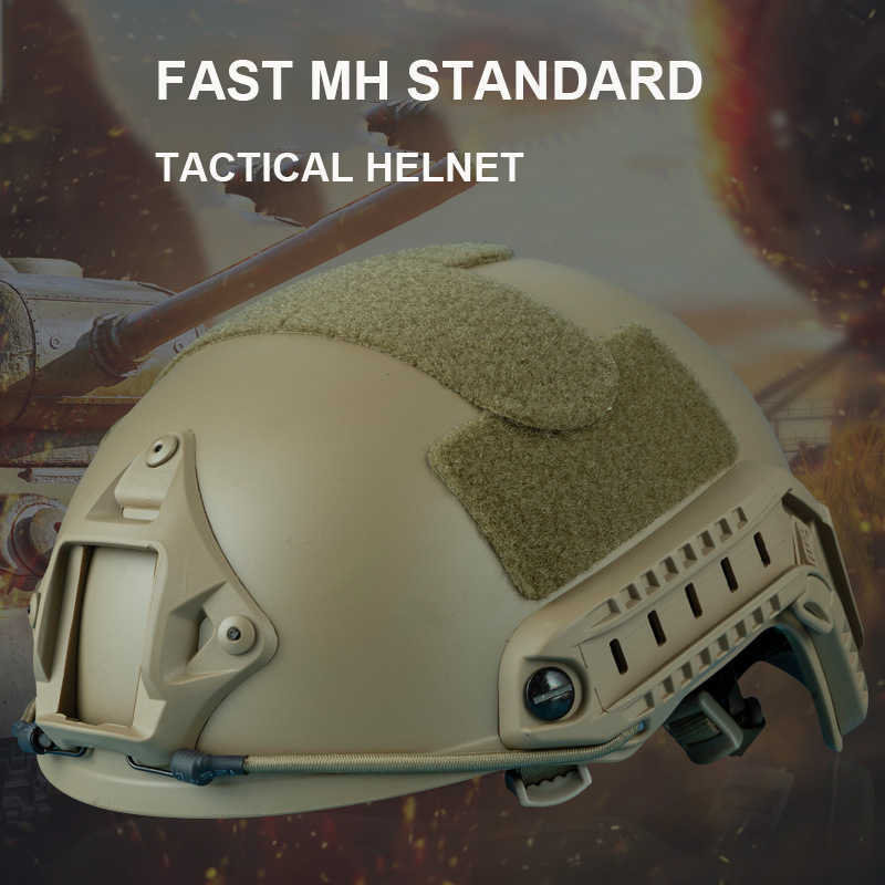 Taktiska hjälmar Ny snabbhjälm Airsoft MH Safety Riot Tactical Helmets ABS Sport utomhus Taktisk hjälm CS Wargame Battle Army Protective Gearhkd230628