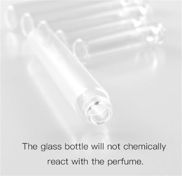 / 1 ML / 2 ML / 3 ML Mini Verre Parfum Petit Échantillon Flacons Bouteille De Parfum Vide Laboratoire Liquide Parfum Tube À Essai Bouteilles D'essai JL1349