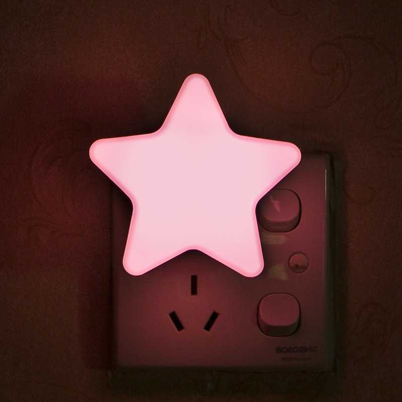 LED nuit mur de chevet EU/US Plug AC 110-220V décoration de la maison capteur prise lampe enfants chambre lumières HKD230628