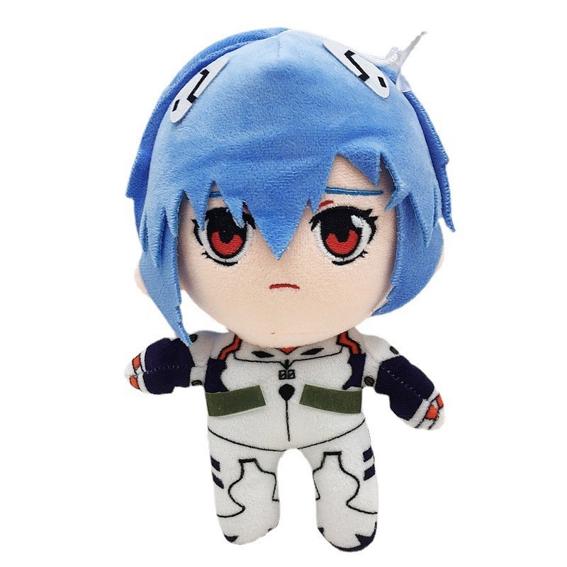 Atacado de fábrica 4 estilos de 22 cm Ayanami Rei brinquedo de pelúcia filme de desenho animado e televisão em torno da boneca presentes favoritos das crianças