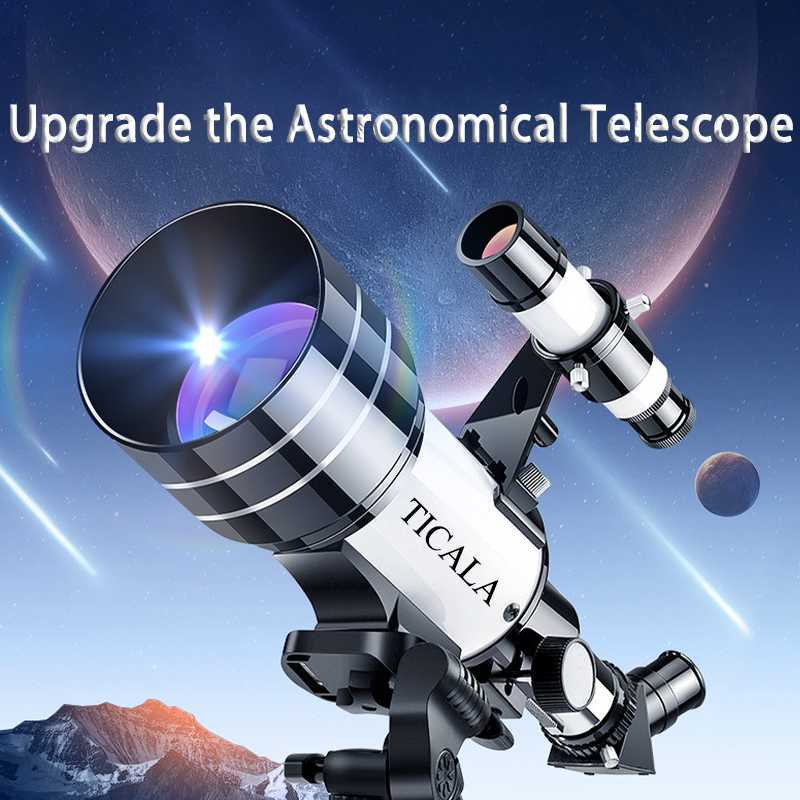 Teleskop kikare ticala astronomiska tescope 150 gånger zoom hd högeffekt portab stativ natt vision djup rymdstjärna vy moon universe hkd230627